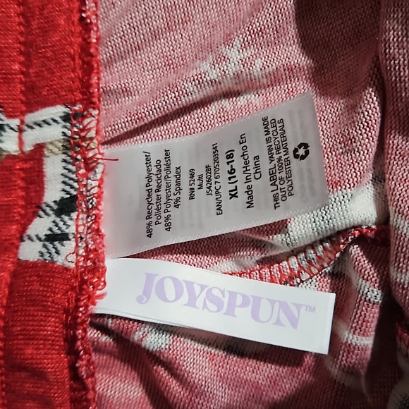 Joyspun Holiday Bundle Pajama pants and 2 pairs of holiday socks - Picture 4 of 7